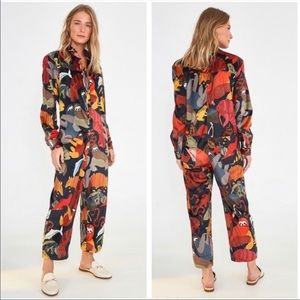 FARM Rio Multicolor Animal Print Jumpsuit